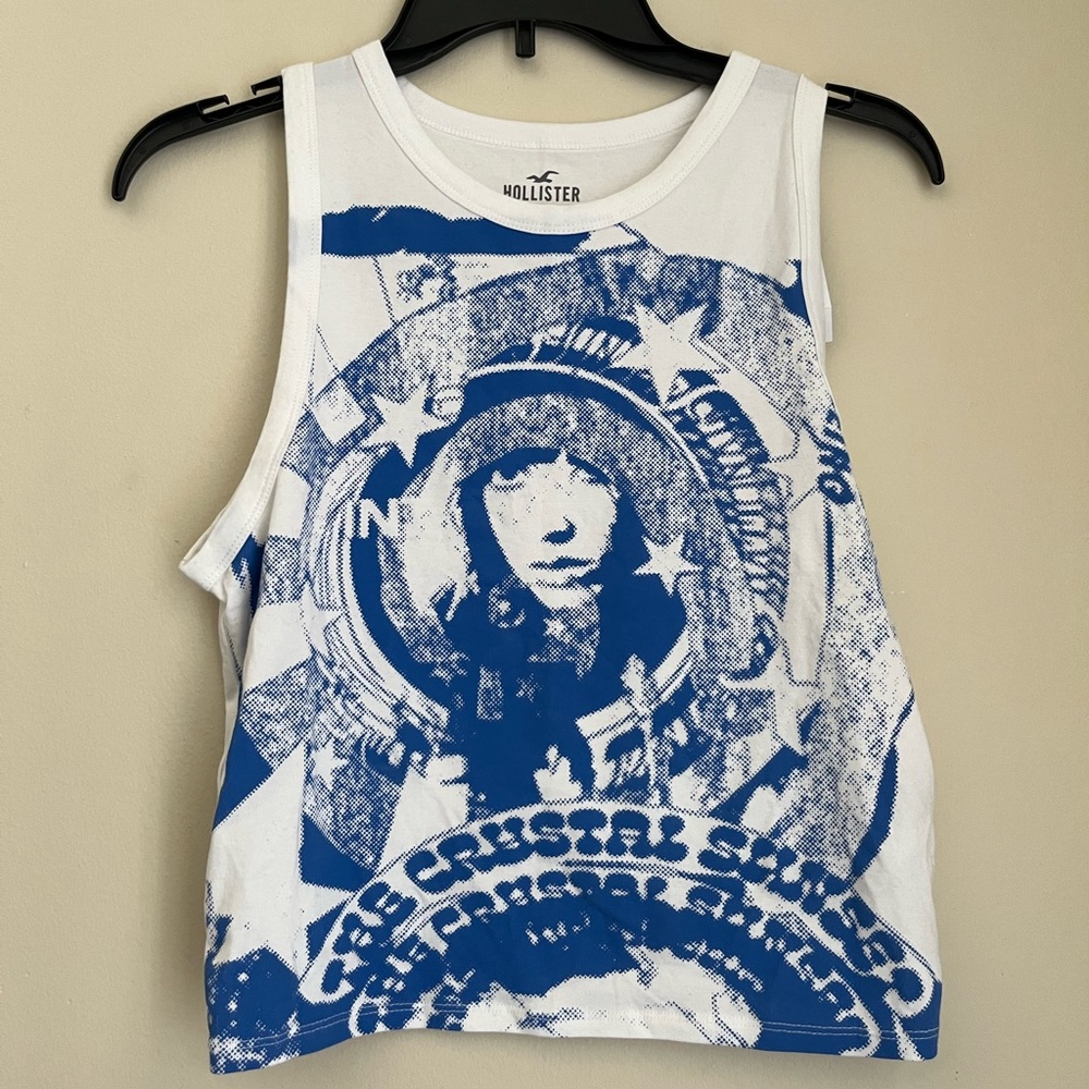 hollister graphic tank top